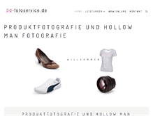 Tablet Screenshot of 3d-fotoservice.de